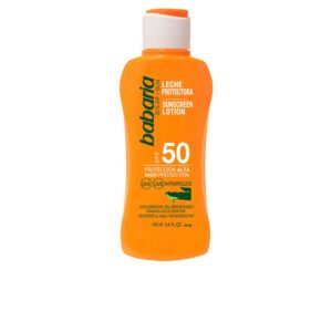 Marca: BABARIA. Imagen: 102495.jpg. Leche Protectora Solar con Aloe Vera SPF50 100ml