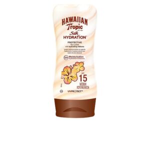 Marca: HAWAIIAN TROPIC. Imagen: 102870.jpg. SILK HYDRATION loción solar protectora SPF15 180 ml