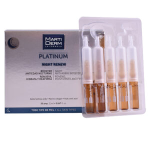 Marca: MARTIDERM. Imagen: 109911.jpg. MARTIDERM. PLATINUM NIGHT RENEW ampollas 30 x 2 ml