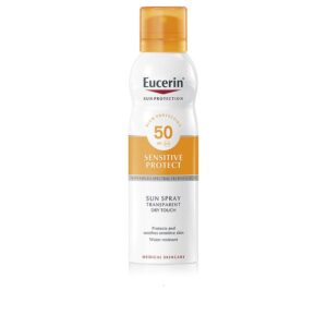 Marca: EUCERIN. Imagen: 112352.jpg. SUN SENSITIVE PROTECT spray transparent dry touch SPF50 200 ml