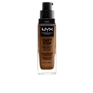 Marca: NYX PROFESSIONAL MAKE UP. Imagen: 119024.jpg. NYX PROFESSIONAL MAKE UP. CAN'T STOP WON'T STOP full coverage foundation #sienna