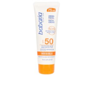 Marca: BABARIA. Imagen: 121723.jpg. SOLAR ADN INVISIBLE crema solar facial SPF50 75 ml