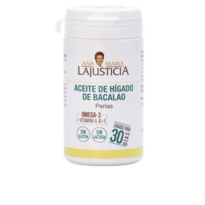 Marca: ANA MARÍA LAJUSTICIA. Imagen: 124306.jpg. ANA MARÍA LAJUSTICIA. ACEITE DE HIGADO DE BACALAO + VITAMINA E 90 perlas