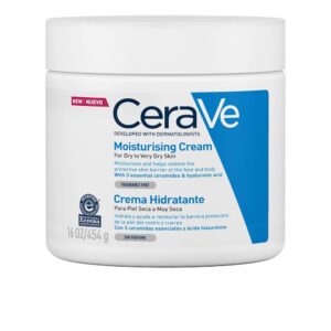 Marca: CERAVE. Imagen: 125620.jpg. CERAVE. CREMA HIDRATANTE para piel seca a muy seca 454 gr
