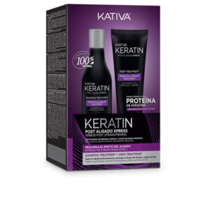Marca: KATIVA. Imagen: 127483.jpg. KATIVA. KERATIN EXPRESS POST ALISADO BRASILEÑO LOTE 2 pz