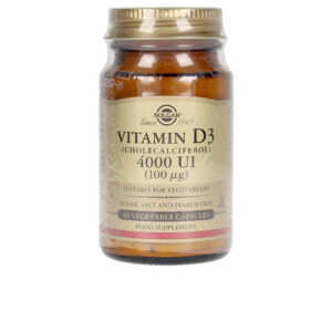 Marca: SOLGAR. Imagen: 128288.jpg. SOLGAR. VIT D3 4000 UI 100 mcg. cápsulas vegetales 60 u
