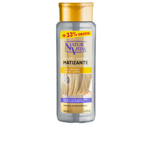 Marca: NATUR VITAL. Imagen: 130237.jpg. NATUR VITAL. CHAMPÚ MATIZANTE silver blonde 400 ml
