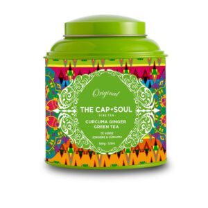 Marca: THE CAPSOUL. Imagen: 130406.jpg. THE CAPSOUL. TÉ GRANEL verde, jengibre & cúrcuma 100 gr