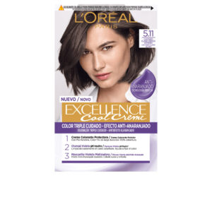 Marca: L'ORÉAL PARIS. Imagen: 131561.jpg. L'ORÉAL PARIS. EXCELLENCE COOL tinte #5.11-castaño claro ceniza intenso 192 ml