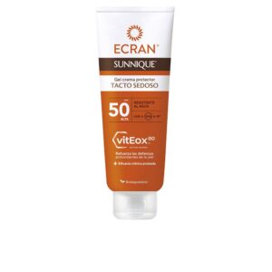 Marca: ECRAN. Imagen: 154371.jpg. ECRAN SUNNIQUE gel crema tacto seda SPF50 250 ml