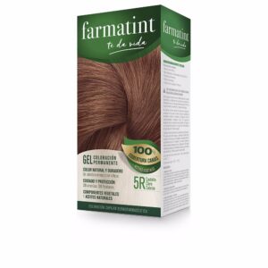 Marca: FARMATINT. Imagen: 154487.jpg. FARMATINT GEL coloración permanente #5r-castaño claro cobrizo 5 u