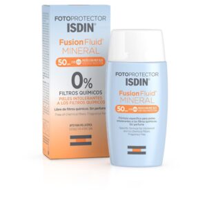 Marca: ISDIN. Imagen: 154658.jpg. FOTOPROTECTOR FUSION FLUID MINERAL 0% filtros químicos SPF50+ 50 ml