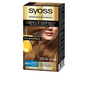 Marca: SYOSS. Imagen: 155592.jpg. SYOSS. OLEO INTENSE tinte sin amoniaco #8.60-rubio miel 5 pz