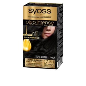 Marca: SYOSS. Imagen: 155608.jpg. SYOSS. OLEO INTENSE tinte sin amoniaco #1.10-negro intenso 5 pz
