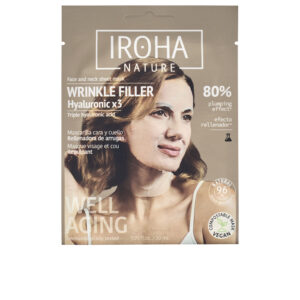 Marca: IROHA. Imagen: 155858.jpg. IROHA. WRINKLE FILLER & ANTI-AGE wrinkle filler face & neck mask 30 ml