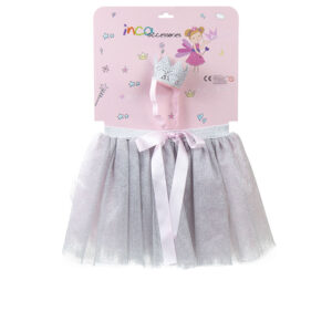 Marca: INCA. Imagen: 156693.jpg. INCA. TUTÚ PLATEADO Y CINTA CON CORONA lote 2 pz