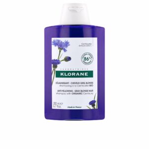 Marca: KLORANE. Imagen: 159722.jpg. KLORANE. A LA CENTAUREA BIO champú antiamarilleo cabello gris y rubio 200 ml