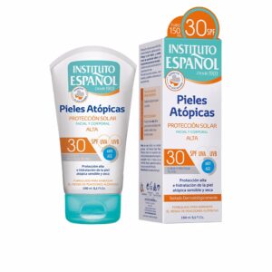 Marca: INSTITUTO ESPAÑOL. Imagen: 160237.jpg. PIEL ATÓPICA protección solar facial y corporal SPF30 150 ml