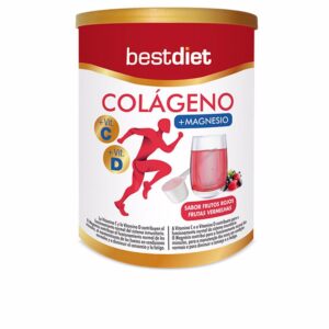 Marca: BEST DIET. Imagen: 160641.jpg. BEST DIET. COLÁGENO CON MAGNESIO EN POLVO sabor frutos rojos 250 gr