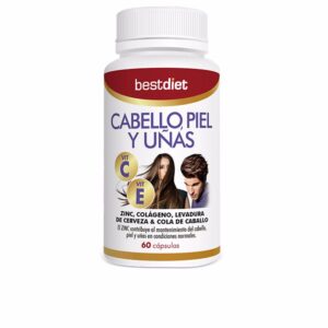 Marca: BEST DIET. Imagen: 160651.jpg. BEST DIET. CABELLO, PIEL Y UÑAS 60 caps