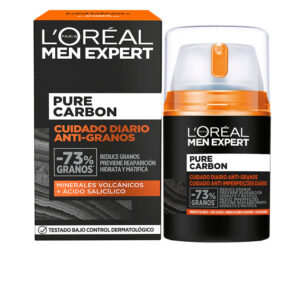 Marca: L'ORÉAL PARIS. Imagen: 162126.jpg. L'ORÉAL PARIS. MEN EXPERT pure charcoal cuidado diario antigranos 50 ml