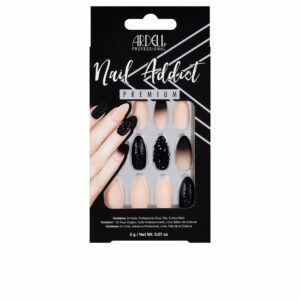 Marca: ARDELL. Imagen: 163544.jpg. ARDELL. NAIL ADDICT black stud & pink ombre 1 u