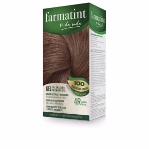 Marca: FARMATINT. Imagen: 163606.jpg. FARMATINT GEL coloración permanente #4r-castaño cobrizo 5 u