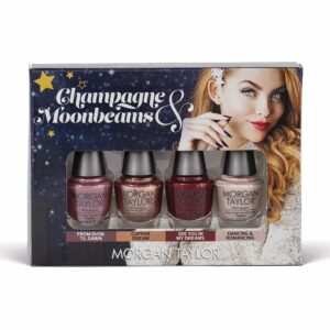 Marca: MORGAN TAYLOR. Imagen: 164387.jpg. MORGAN TAYLOR. CHAMPAGNE & MOONBEAMS lote 4 pz