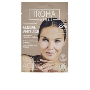 Marca: IROHA. Imagen: 165274.jpg. IROHA. GLOBAL EYE CARE niacinamide, caffeine & peptides 2 u