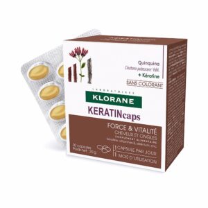 Marca: KLORANE. Imagen: 166541.jpg. KLORANE. A LA QUERATINA complemento alimenticio cabello y uñas 30 u