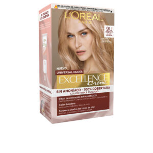 Marca: L'ORÉAL PARIS. Imagen: 166688.jpg. L'ORÉAL PARIS. EXCELLENCE NUDES tinte #9u-very light blonde 5 u