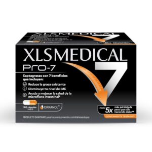 Marca: XLS MEDICAL. Imagen: 166832.jpg. XLS MEDICAL. XLS MEDICAL PRO-7 captagrasas 180 cápsulas