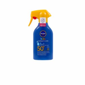 Marca: NIVEA. Imagen: 167957.jpg. SUN NIÑOS PROTEGE & CUIDA SPF50 pistola 270 ml