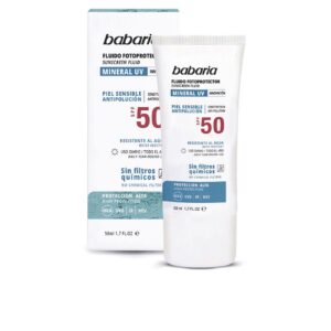 Marca: BABARIA. Imagen: 169061.jpg. SOLAR MINERAL UV fluido facil fotoprotector SPF50 50 ml