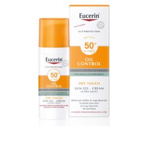 Marca: EUCERIN. Imagen: 172860.jpg. SUN FACE OIL CONTROL DRY TOUCH gel-crema SPF50+ 50 ml
