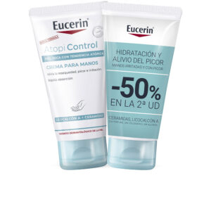 Marca: EUCERIN. Imagen: 173052.jpg. EUCERIN. ATOPICONTROL CREMA DE MANOS LOTE 2 x 75 ml