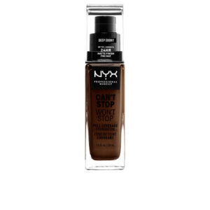 Marca: NYX PROFESSIONAL MAKE UP. Imagen: 173903.jpg. NYX PROFESSIONAL MAKE UP. CAN'T STOP WON'T STOP full coverage foundation #deep ebony 30 ml