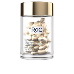 Marca: ROC. Imagen: 179559.jpg. ROC. LINE SMOOTHING ADVANCED RETINOL cápsulas serum noche 30 u