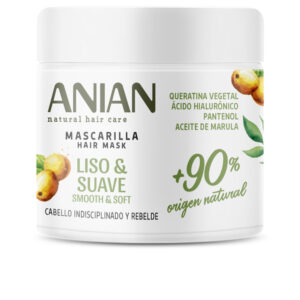 Marca: ANIAN. Imagen: 181531.jpg. ANIAN. LISO & SUAVE mascarilla queratina vegetal 350 ml