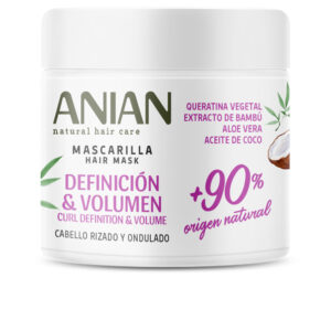 Marca: ANIAN. Imagen: 181532.jpg. ANIAN. DEFINICIÓN & VOLUMEN mascarilla queratina vegetal 350 ml