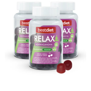 Marca: BEST DIET. Imagen: 182076.jpg. BEST DIET. RELAX ASWAGANDHA gummies #Cereza 60 u