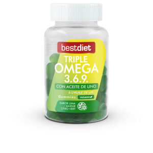 Marca: BEST DIET. Imagen: 182078.jpg. BEST DIET. TRIPLE OMEGA 3.6.9. gummies 60 u