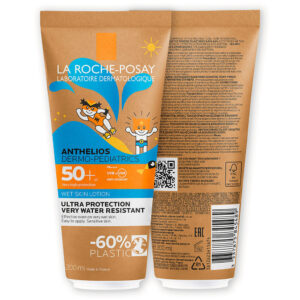 Marca: LA ROCHE POSAY. Imagen: 182217.jpg. ANTHELIOS DERMO-PEDIATRICS loción wet skin SPF50+ 200 ml