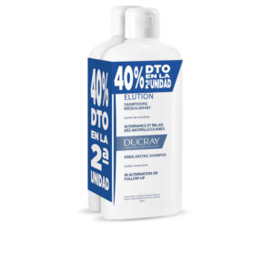 Marca: DUCRAY. Imagen: 182374.jpg. DUCRAY. ELUCION champú reequilibrante anticaspa duo 2 x 400 ml