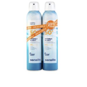 Marca: SENSILIS. Imagen: 182892.jpg. INVISIBLE & LIGHT spray corporal SPF50+ pack 2 x 200 ml