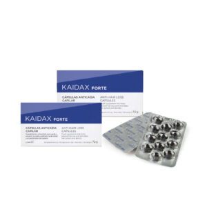 Marca: TOPICREM. Imagen: 183002.jpg. TOPICREM. KAIDAX FORTE CÁPSULAS ANTICAÍDA PACK 2 x 60 uds