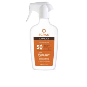 Marca: ECRAN. Imagen: 183560.jpg. ECRAN SUNNIQUE leche protectora SPF50 pistola 270 ml