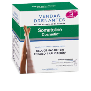 Marca: SOMATOLINE COSMETIC. Imagen: 183755.jpg. SOMATOLINE COSMETIC. DRENANTE VENDAS KIT COMPLETO ACCIÓN REDUCTORA CHOQUE LOTE 4 pz