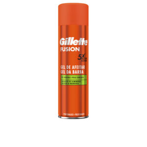 Marca: GILLETTE. Imagen: 184742.jpg. GILLETTE FUSION gel de afeitar piel sensible 200 ml