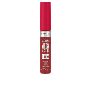 Marca: RIMMEL LONDON. Imagen: 185285.jpg. RIMMEL LONDON. LASTING MEGA MATTE liquid lip colour #500-fire starter 7,4 ml